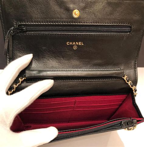 chanel lambskin wallet woc